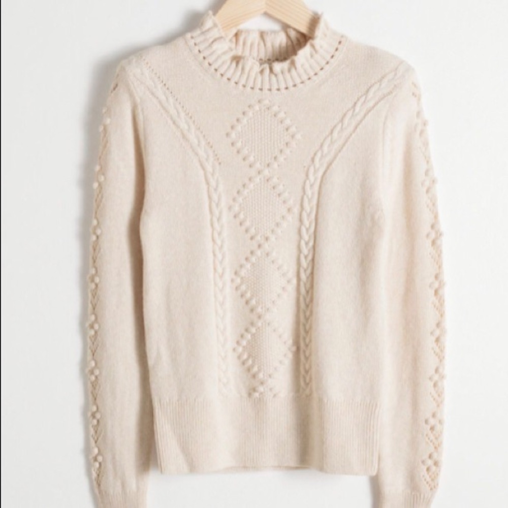 [LIKE NEW] & Other stories bobble sweater Small
